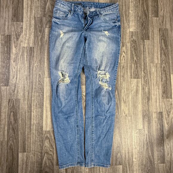 Kut from the Kloth Boyfriend Jeans Size 4 Distressed Light Wash Denim - Picture 1 of 8